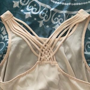 Valentine blush blouse